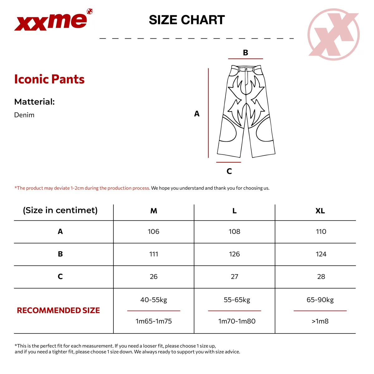 Quần Dài Kiểu Iconic Pants XXME - Black