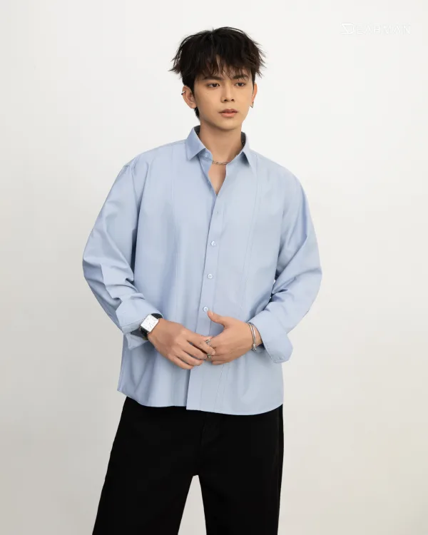 ROBBY SHIRT- BLUE GREY