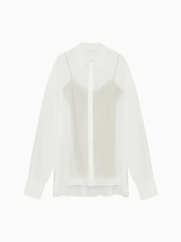 Uri Shirt in Silk Chiffon
