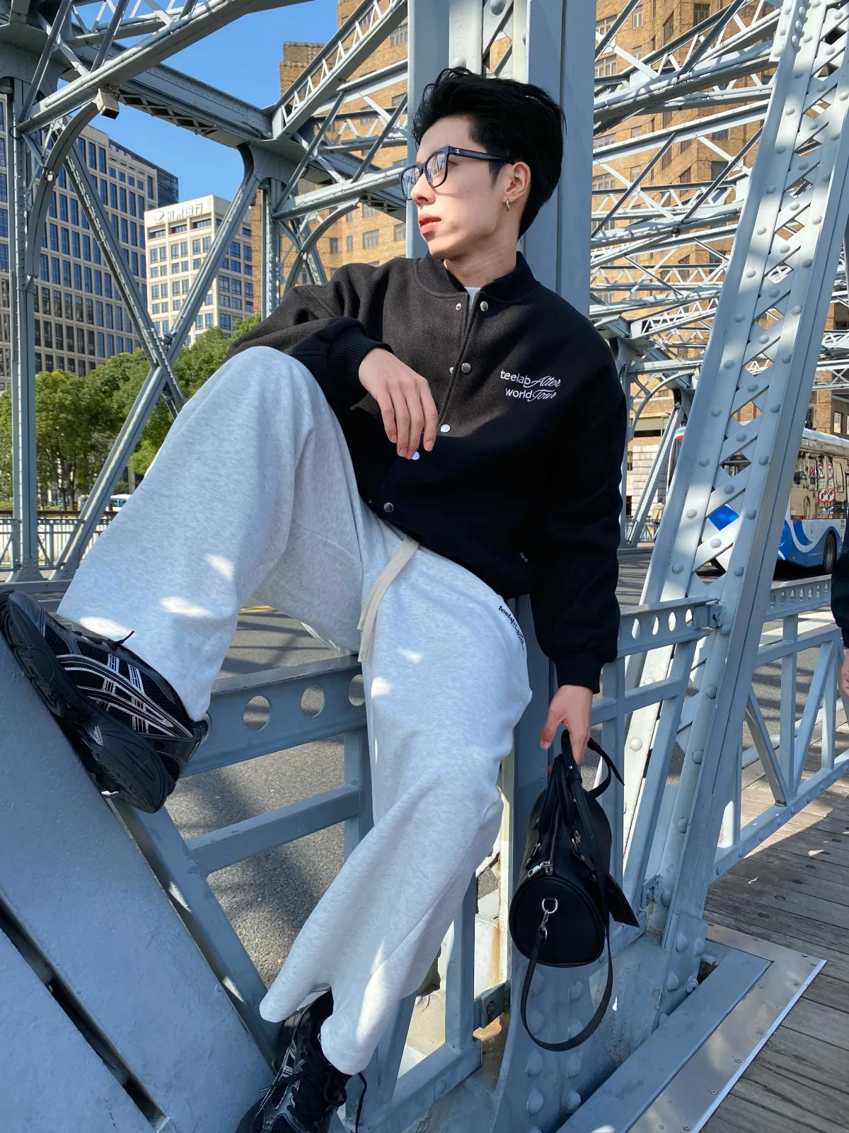 Áo Khoác Teelab Alter Felt Classic Oversized Varsity AK117