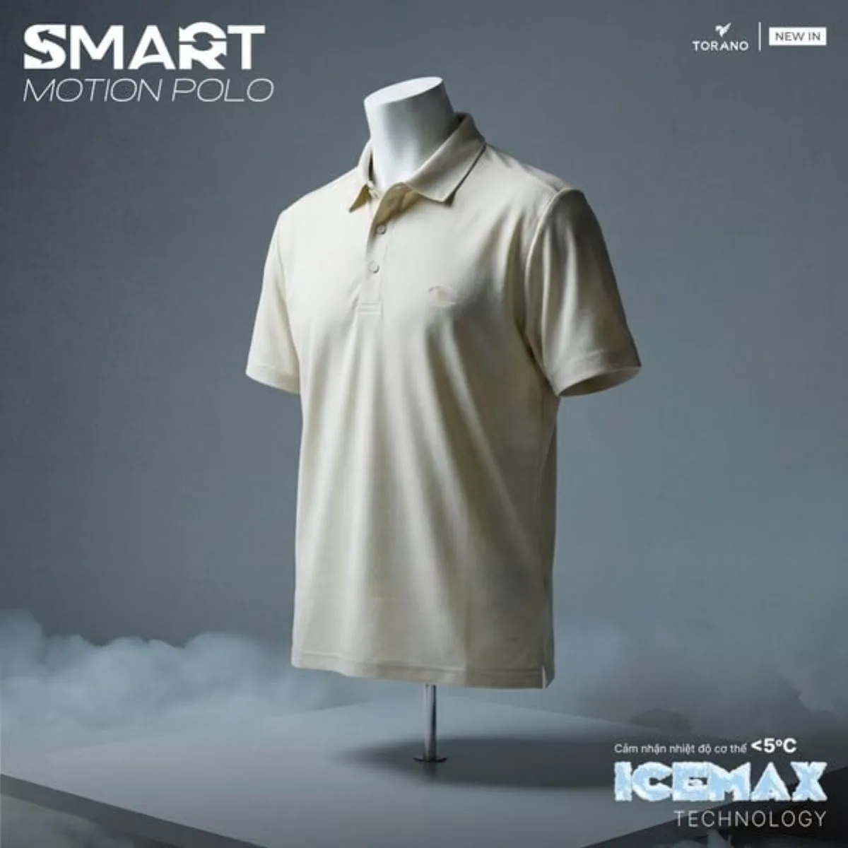 Áo polo nam thể thao SMART MOTION POLO TORANO ngắn tay form chuẩn phong cách active hiện đại nam tính HSTP307