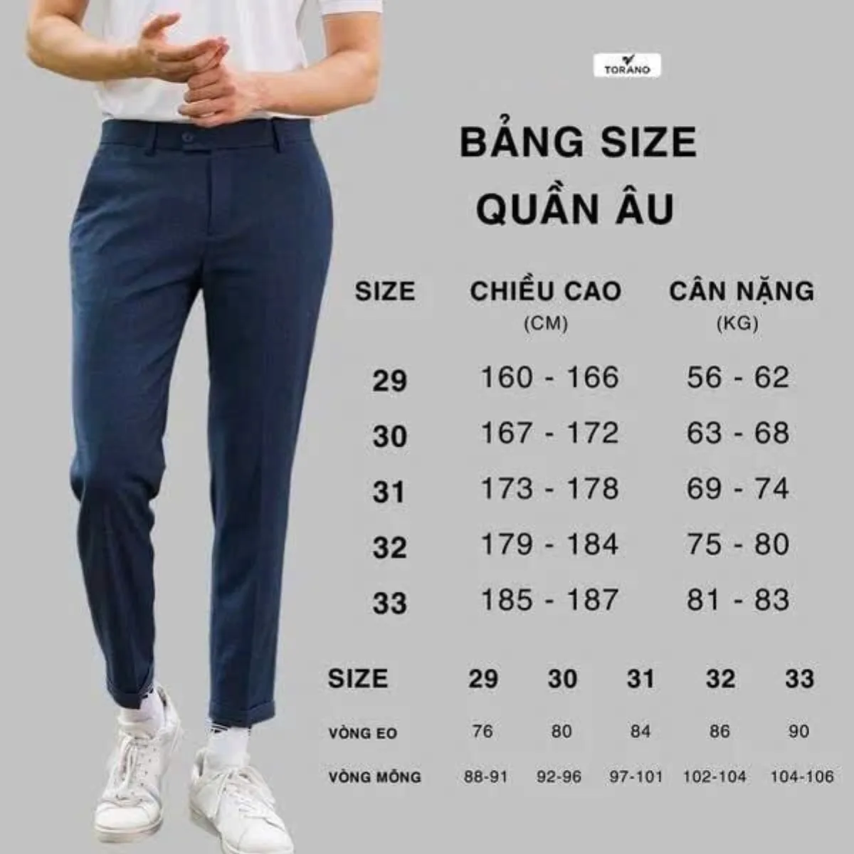 Quần âu REGULAR TROUSER TORANO regularfit trơn phom regular fit vừa vặn, tôn dáng GABT004