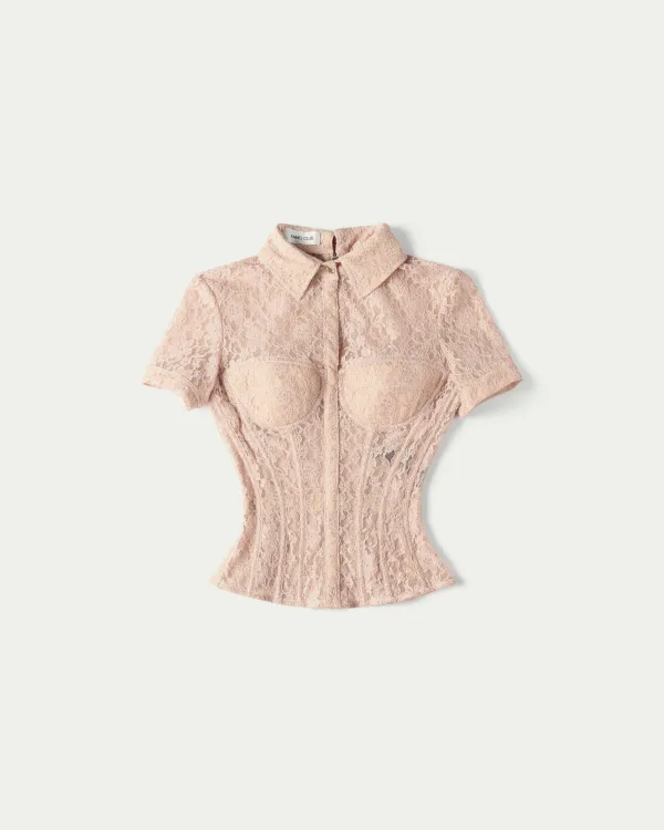 Before the Toast Corseted Shirt