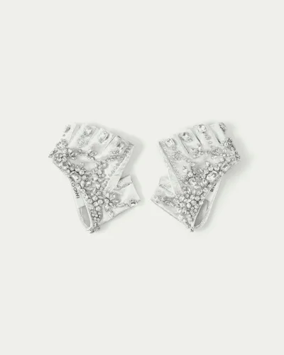 Fever Crystal Half-Palm Gloves