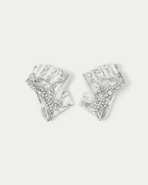 Fever Crystal Half-Palm Gloves