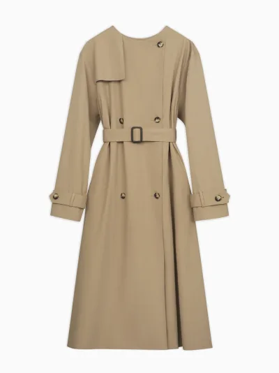 Dowell Trench Coat in Heavy Cotton