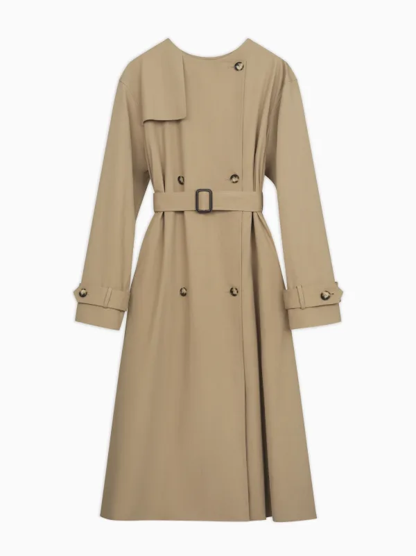 Dowell Trench Coat in Heavy Cotton