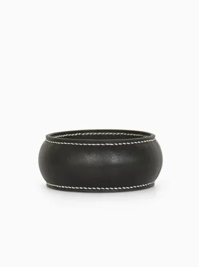 Aion Bangle in Leather
