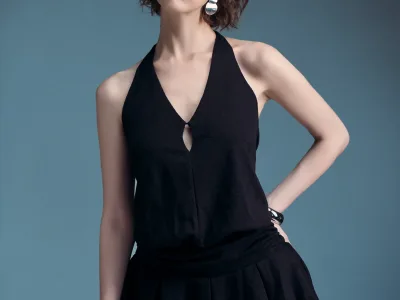 Jumpsuit nữ sát nách. Fitted