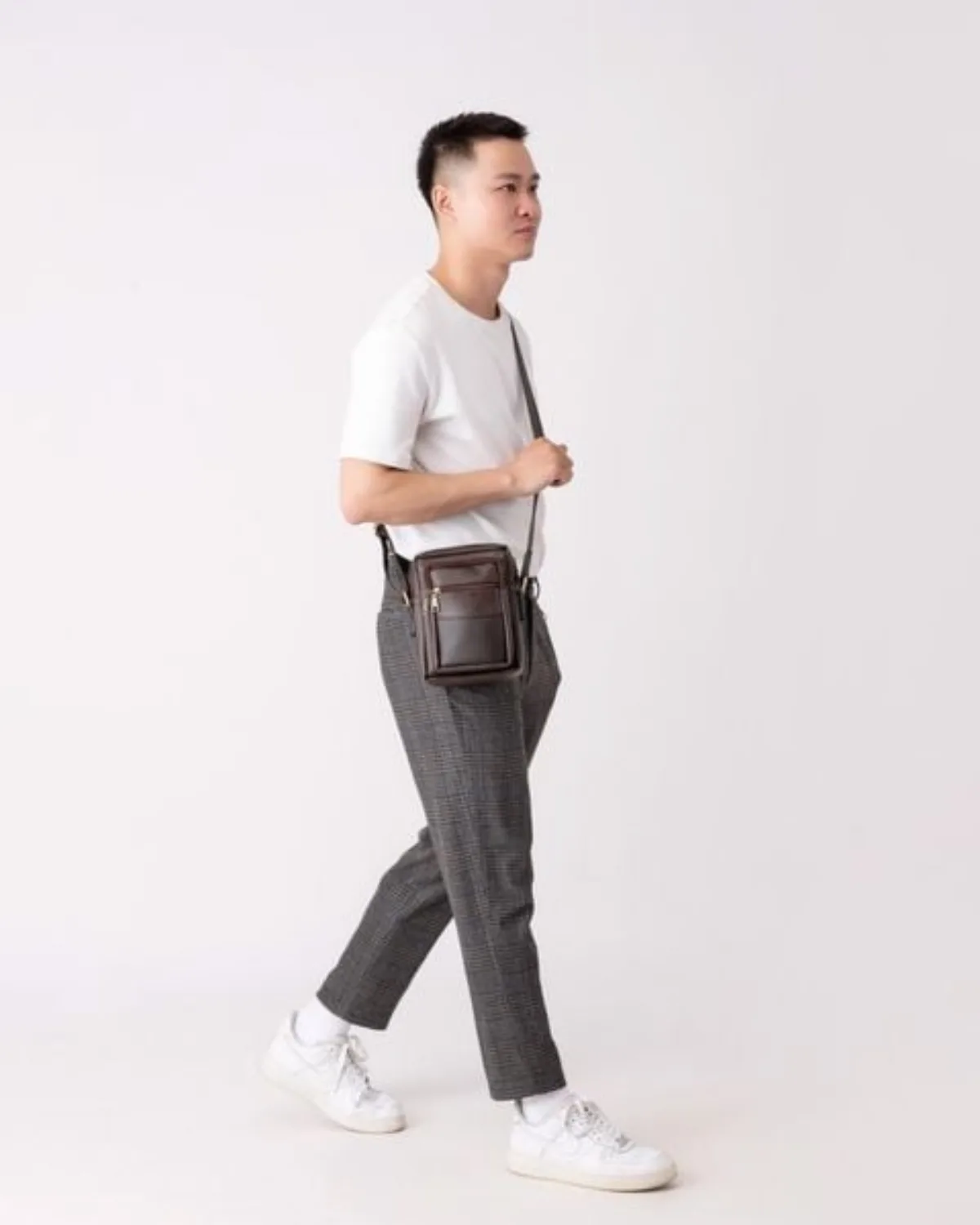 Túi Lata (Thời trang nam đi chơi cỡ nhỏ - Túi đeo chéo da TN21)