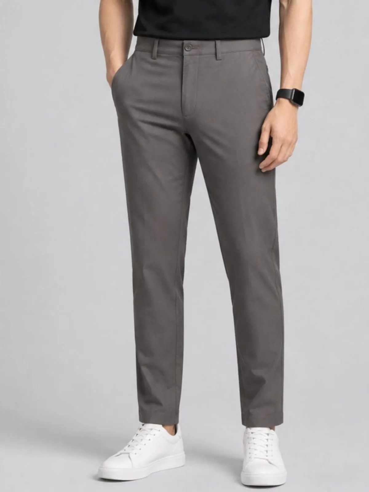 Quần Kaki Nam ICONDENIM Ống Ôm Fundamental Form Slim QKID0032