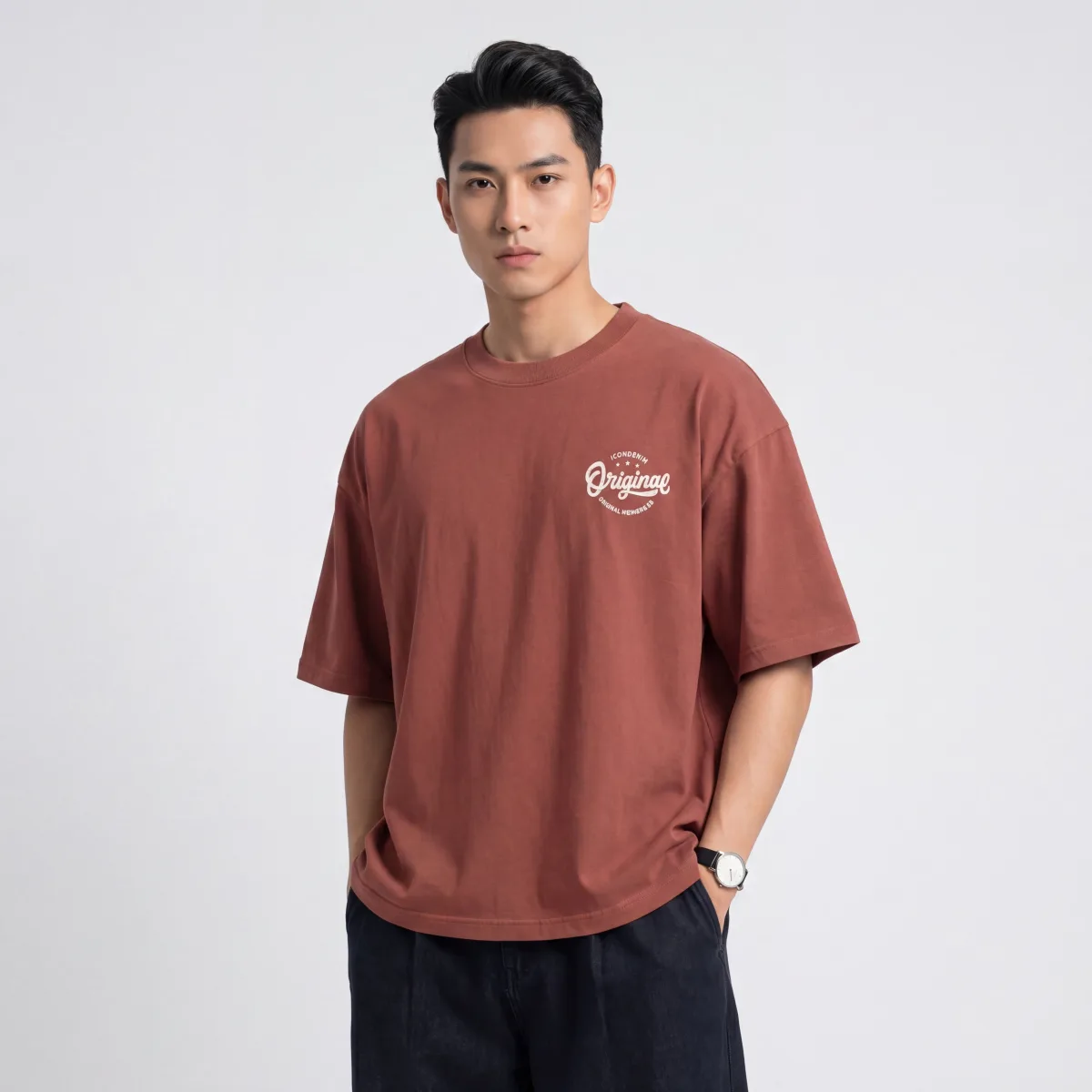 Áo Thun Nam ICONDENIM Elevyn Form Boxy ATID0714