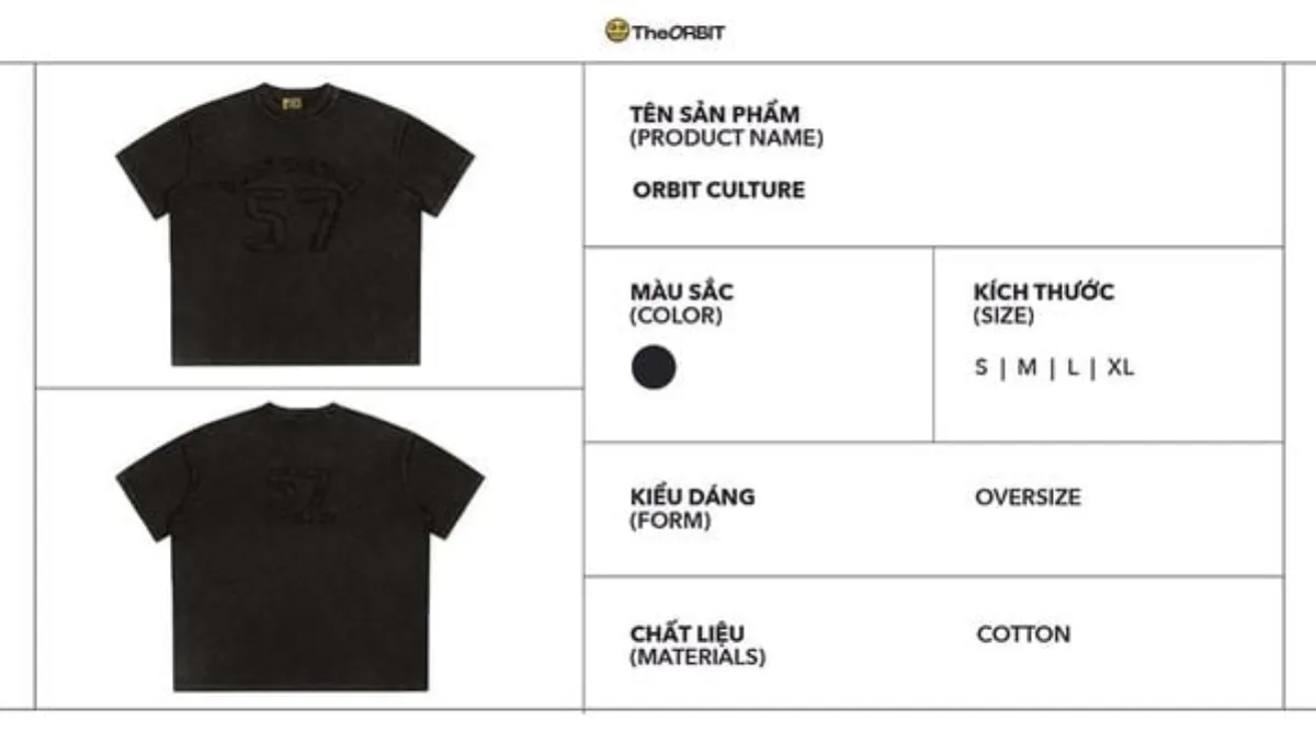 Áo Thun Nam Nữ ORBIT CULTURE - Local Brand Chính Hãng