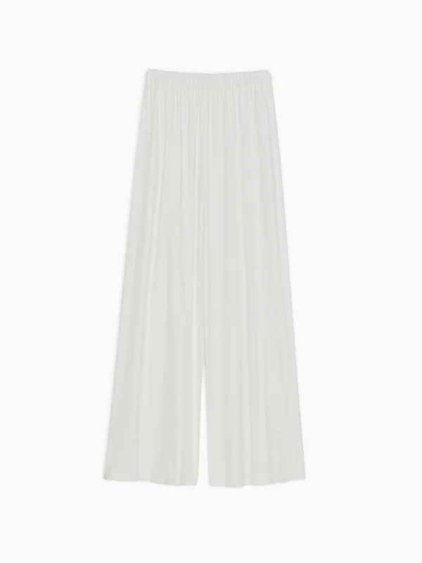 Corine Wide-Leg Trousers in Cotton