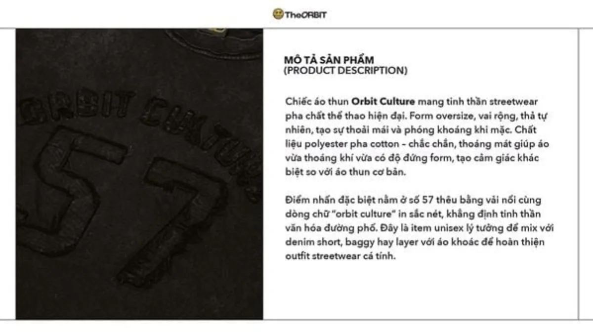 Áo Thun Nam Nữ ORBIT CULTURE - Local Brand Chính Hãng