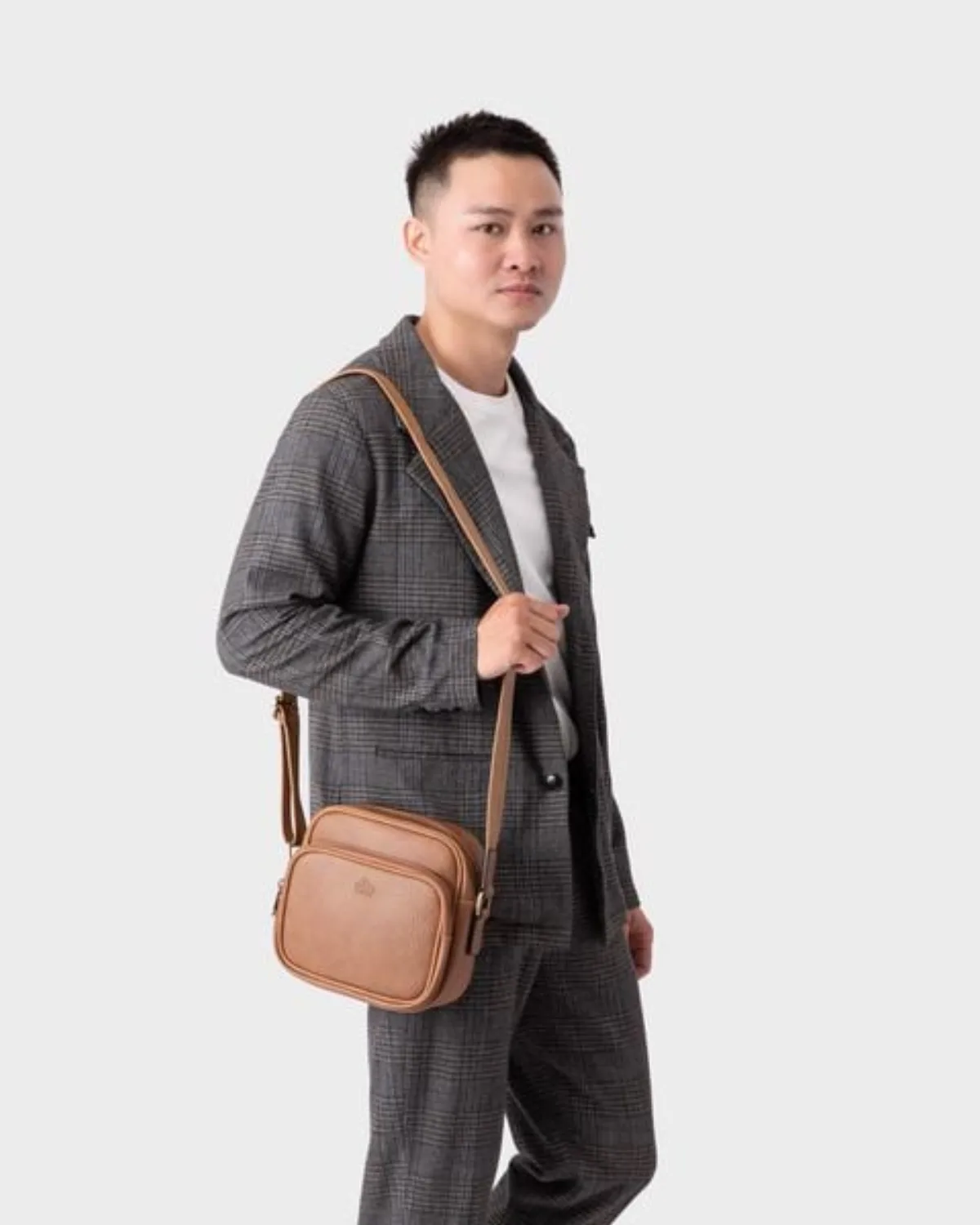 Túi Lata (Thời trang nam đi chơi cỡ nhỏ - Túi đeo chéo da TN20)