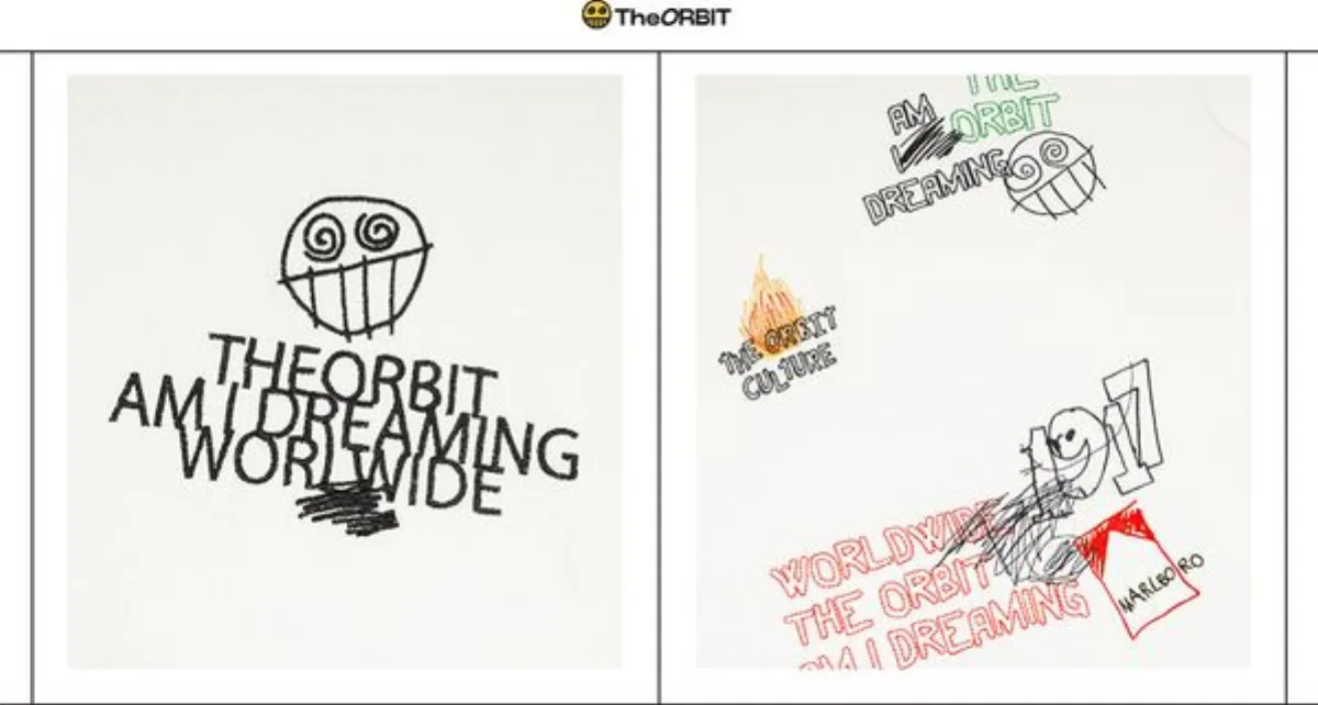 Áo Thun Năm Nữ The ORBIT DREAM SKETCH - Local Brand Chính Hãng