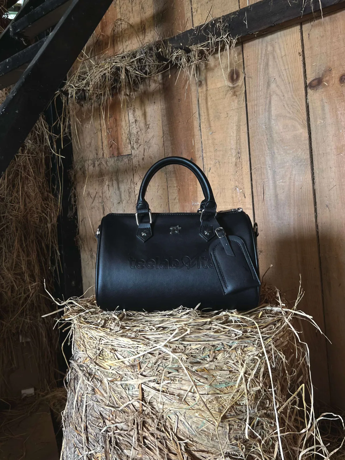 Túi Trống Teelab Alter Mini PU Leather Boston Bag AC105