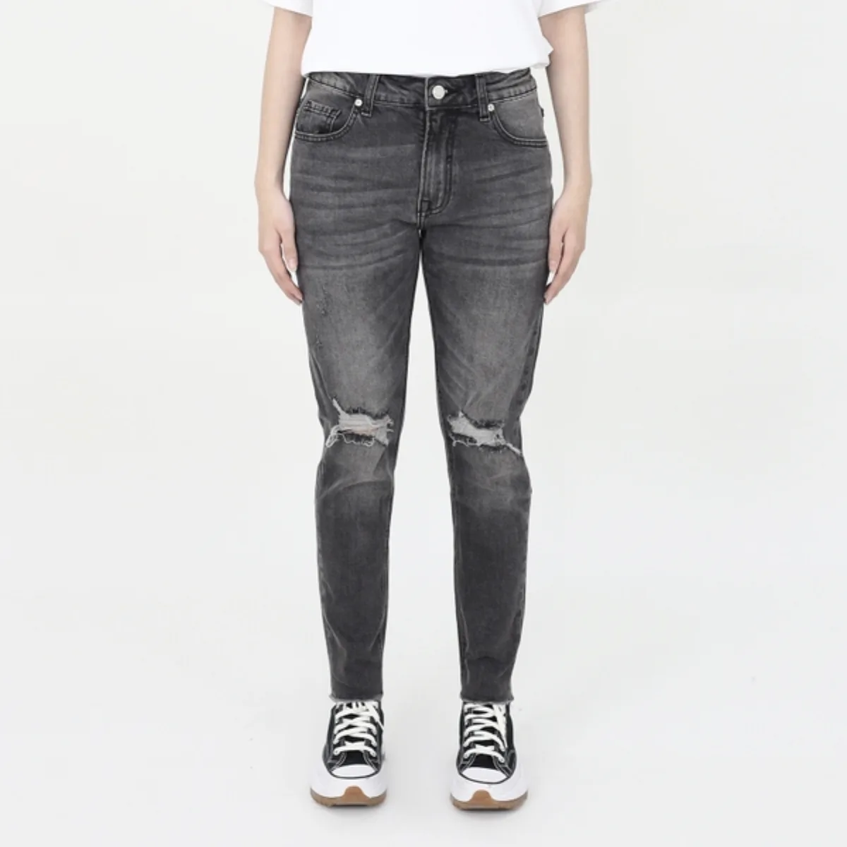 Quần NOWSAIGON Distressed Stretch Skinny Jeans - Local Brand Chính Hãng