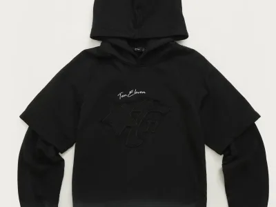 Áo hoodie nam hình in. Loose