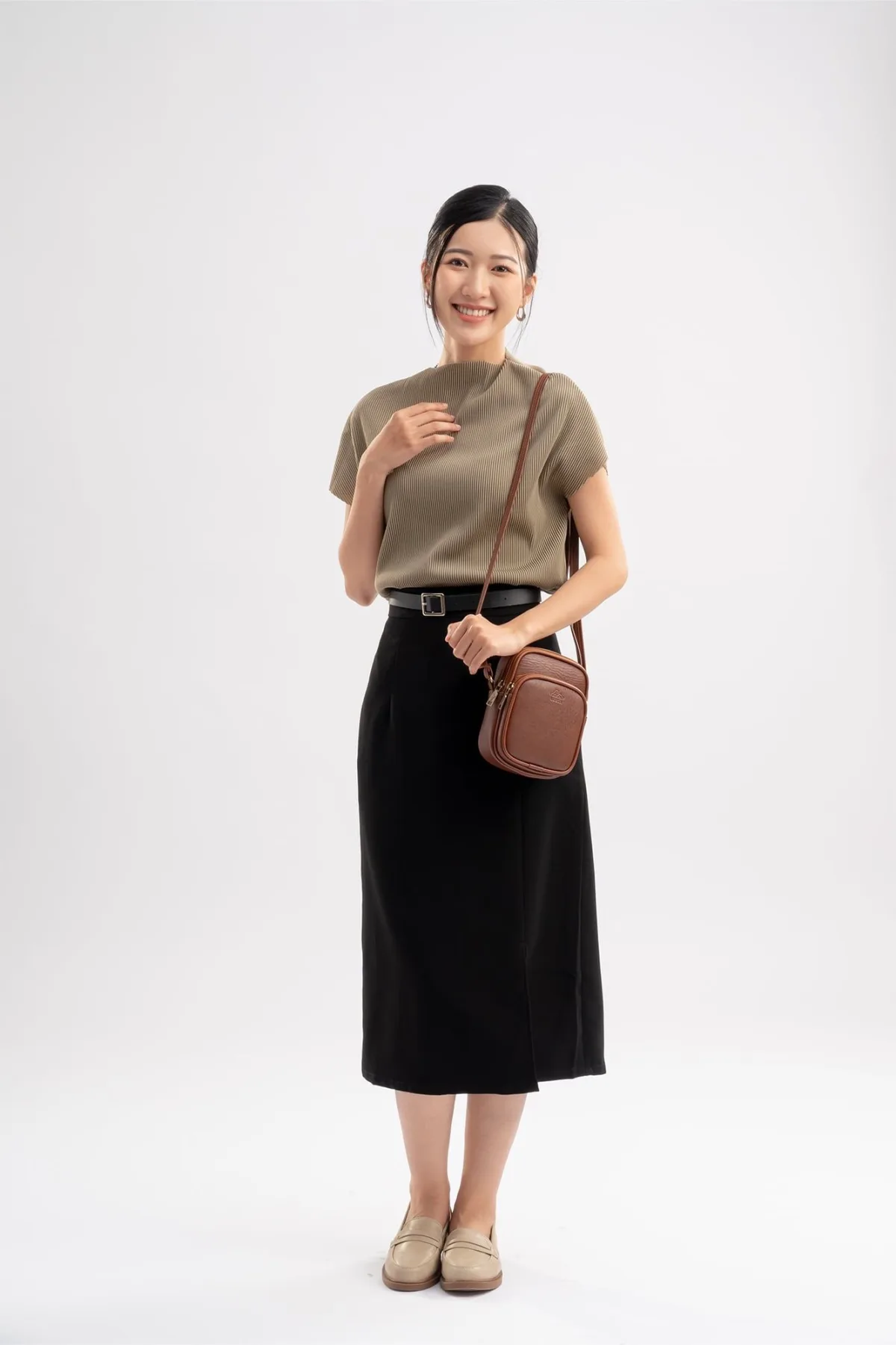 Túi Lata (Thời trang nữ đựng điện thoại mini - Túi đeo chéo da HN117)