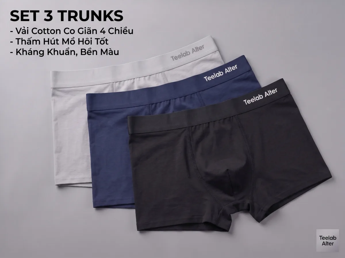 Combo 3 Trunk Teelab Alter Underwear AC098