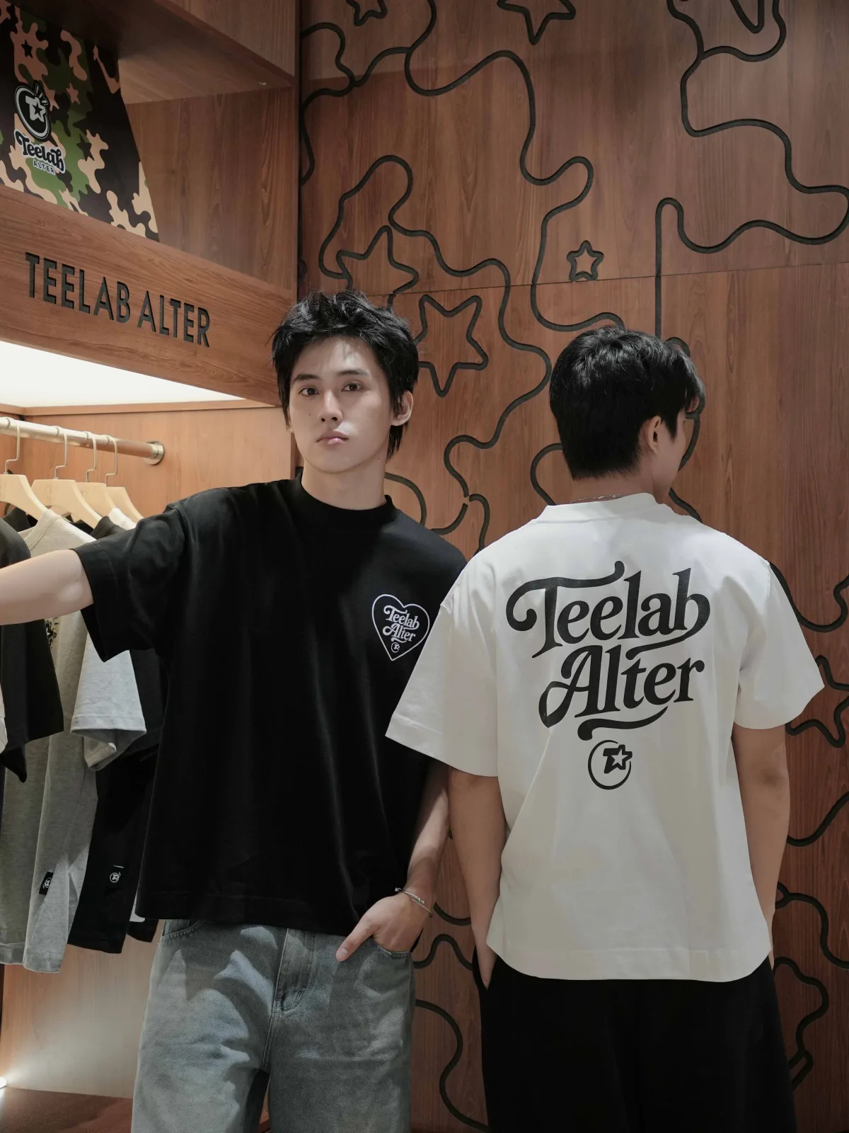 Áo Thun Teelab Alter Boxy Cotton Heart Star Tee TS391