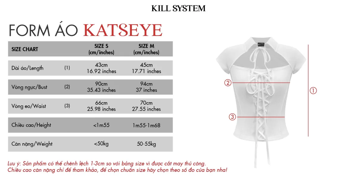 Áo kiểu khoét ngực thắt nơ ôm body tôn dáng KATSEYE - 𝐊𝐈𝐋𝐋 𝐒𝐘𝐒𝐓𝐄𝐌