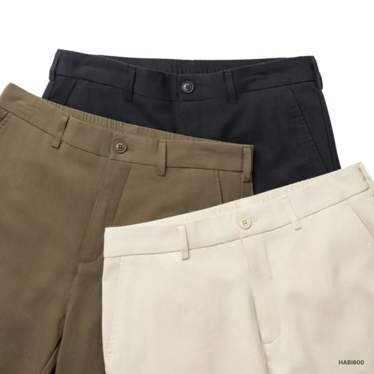 Quần đũi dài SMART LINEN PANTS TORANO basic mềm mại, thoáng mát HABI800