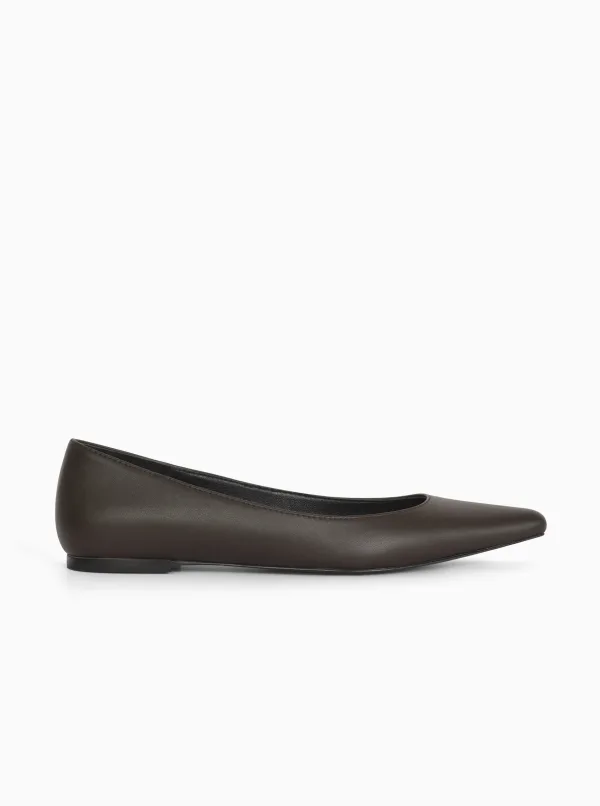 Phil Ballet Flat Shoes in Sheep Nappa Leather