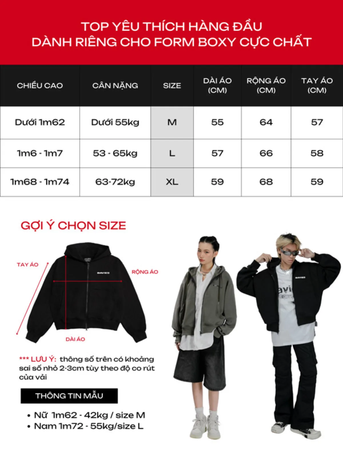 Áo khoác hoodie zip DAVIES nam nữ có nón màu đen, xám Boxy Daviesism jacket I D33-AK6
