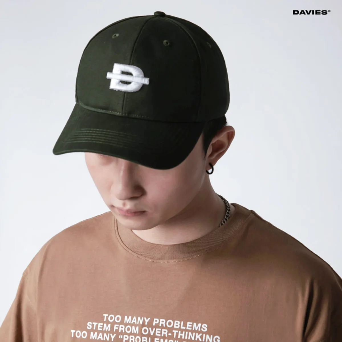 Mũ lưỡi trai đẹp màu đen DAVIES nam nữ New D Cap local brand | HAT08