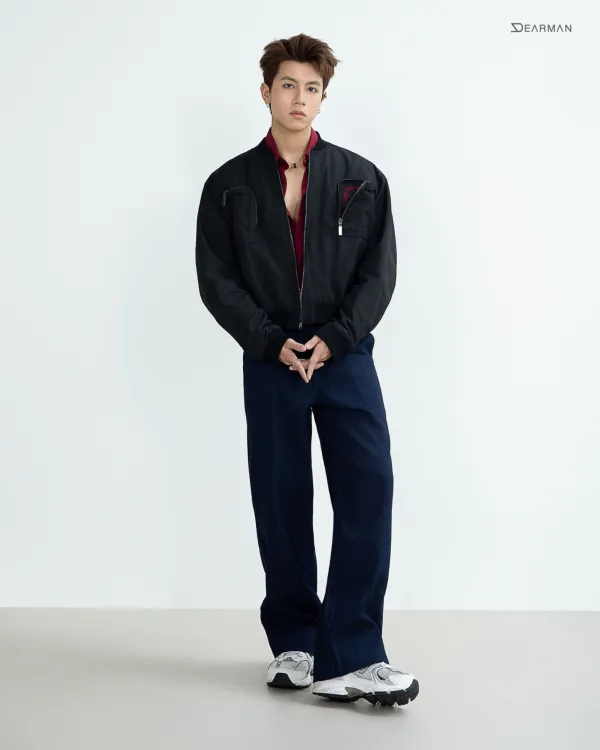 MANI BOMBER- BLACK