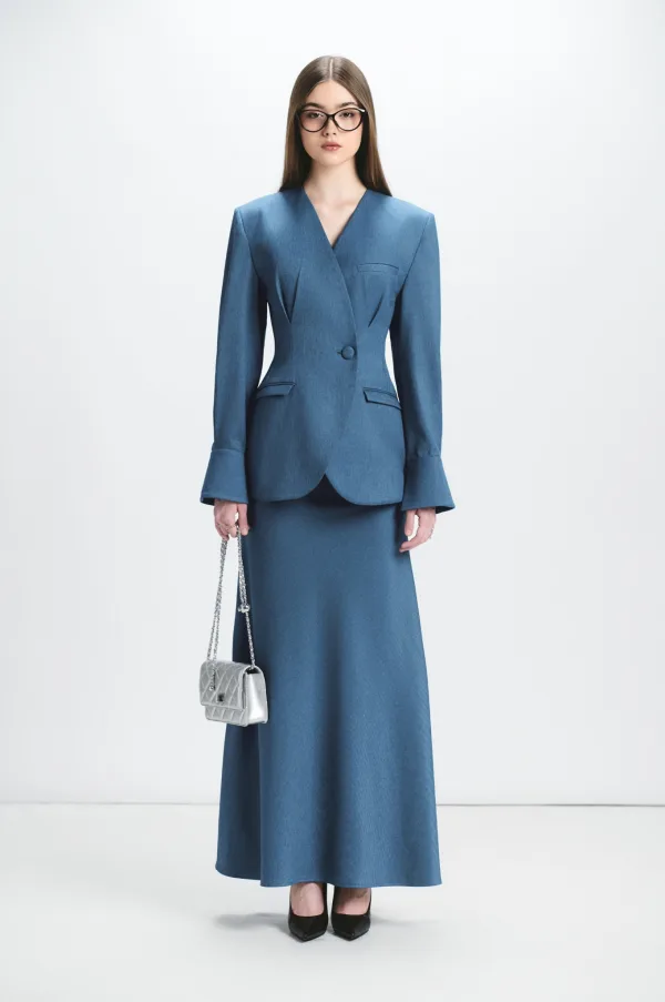 Tuli Blazer - Navy Denim