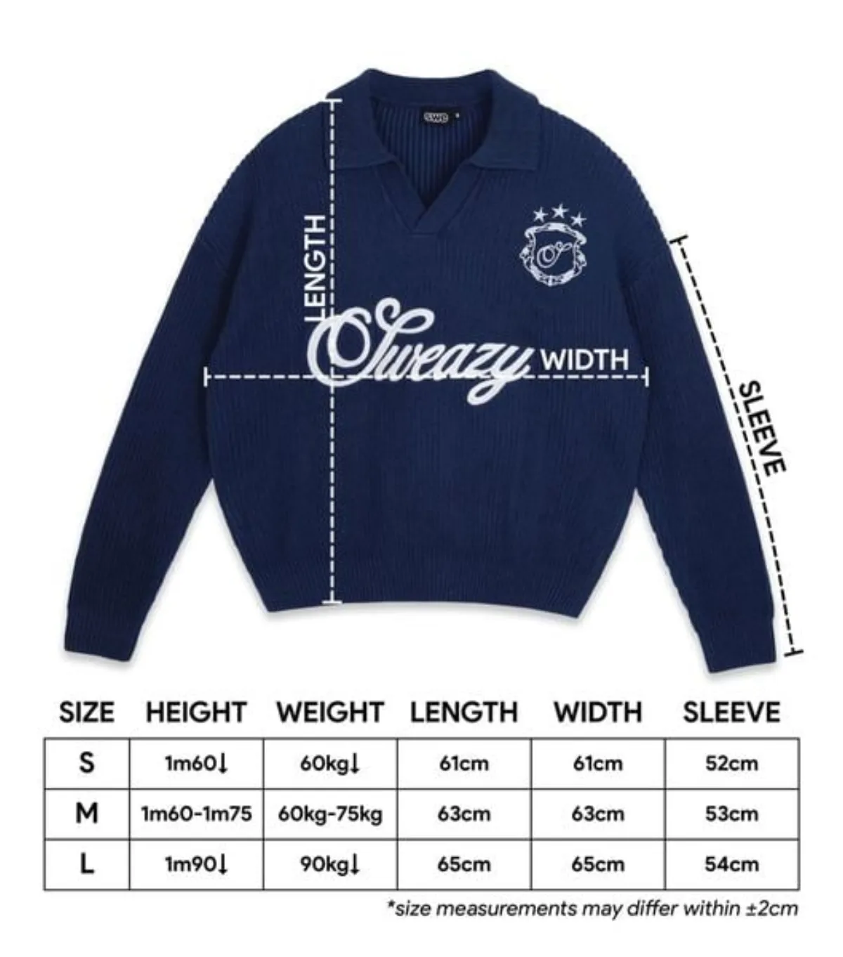 ÁO SWE KNIT POLO - NAVY