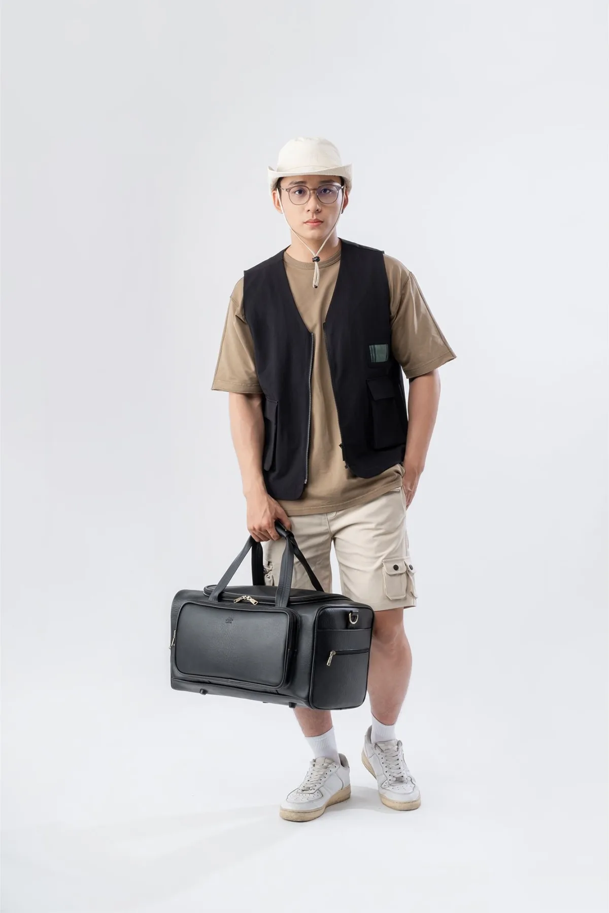 Túi du lịch Lata (Thời trang nam tiện lợi cỡ lớn - Túi da TR17)