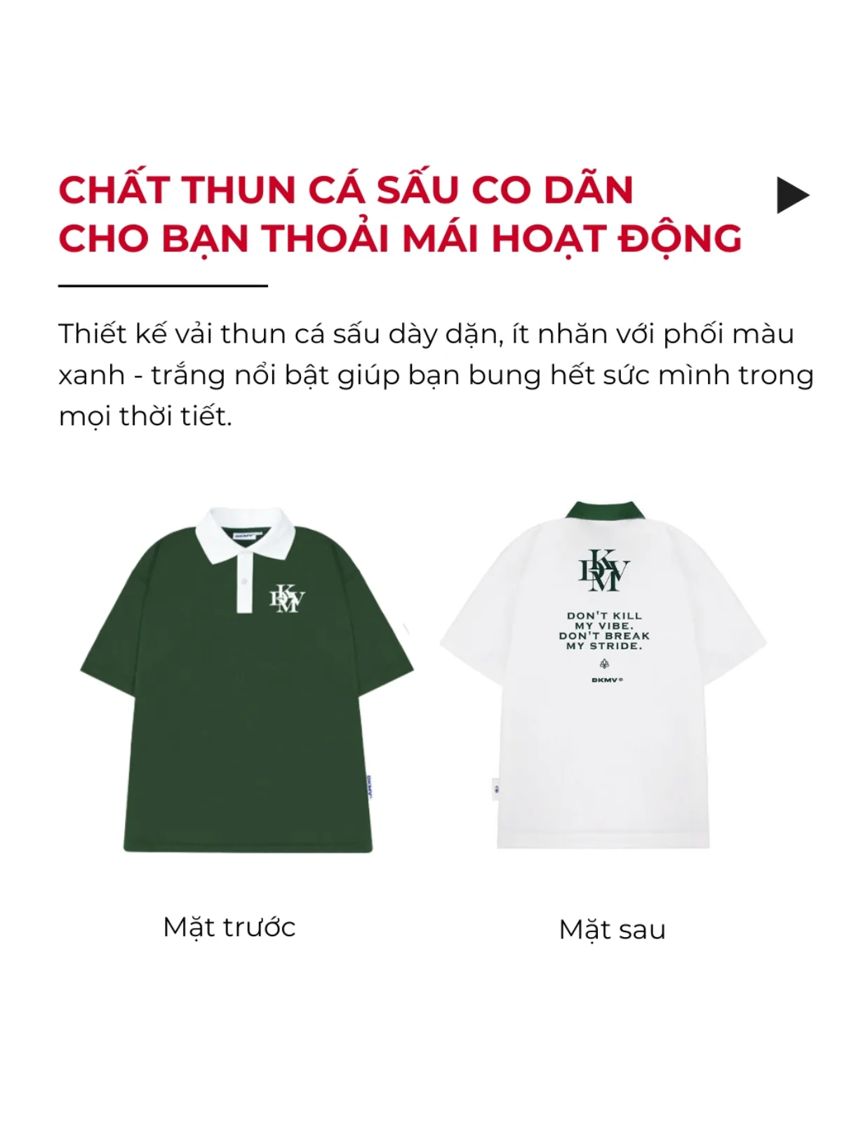 Áo Polo oversize nam nữ tay lỡ DKMV Polo INTE | K14-T12
