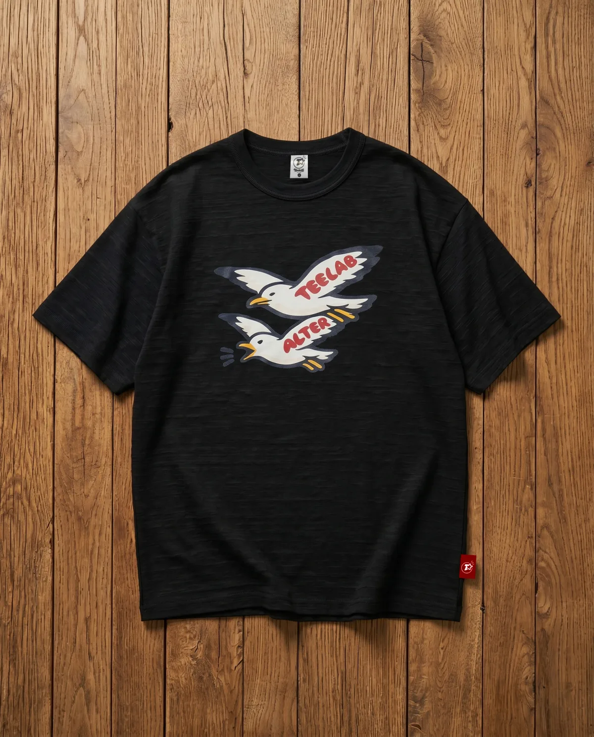 Áo Thun Teelab Alter Seagull Semi-Oversized Slub-Cotton Tee TS413