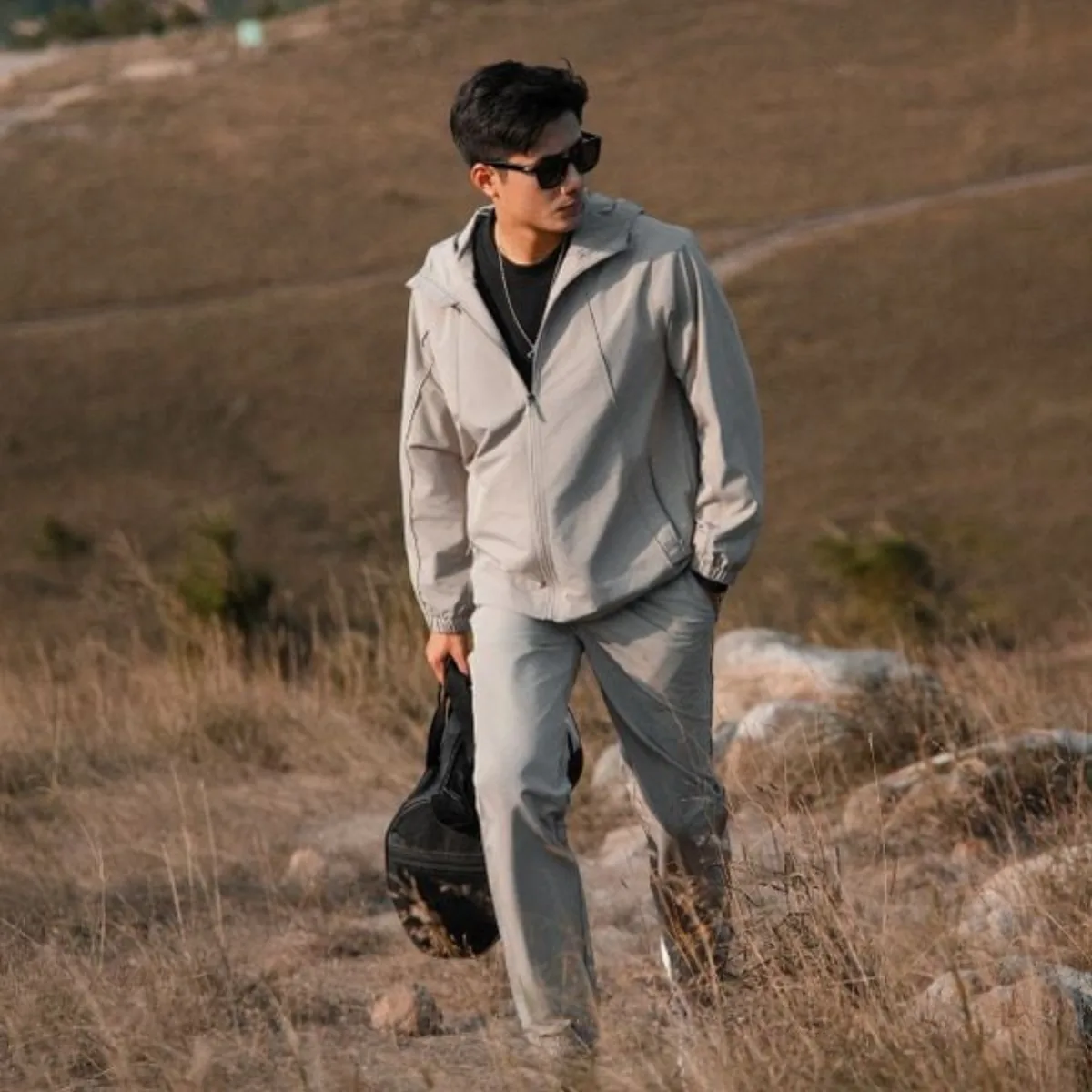 Quần Áo Khoác Gió Nam WIND TRACKSUIT TORANO 2 lớp can phối mũ liền Cản Bụi, Cản Gió, Giữ ấm GWCW051 - GWBW051