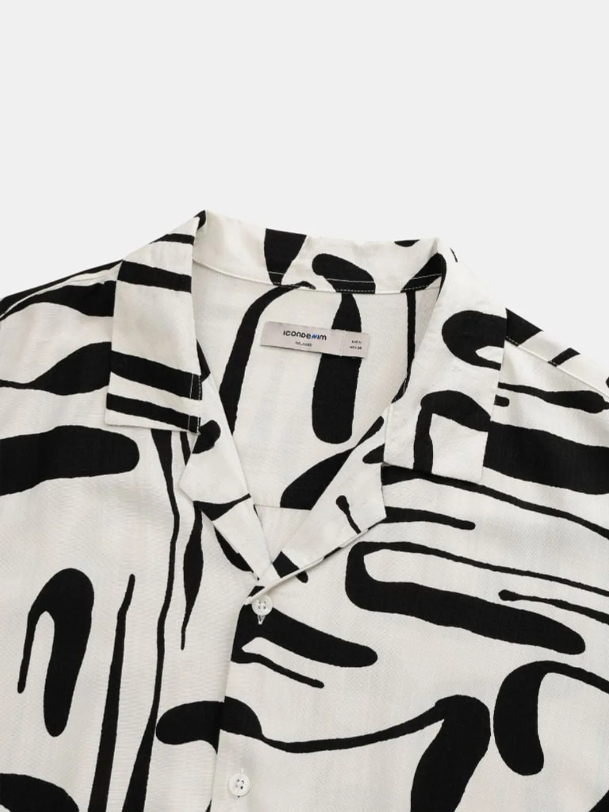Áo Sơ Mi Nam Tay Ngắn ICONDENIM Cuban Fluid Mark Form Relaxed SMID0403