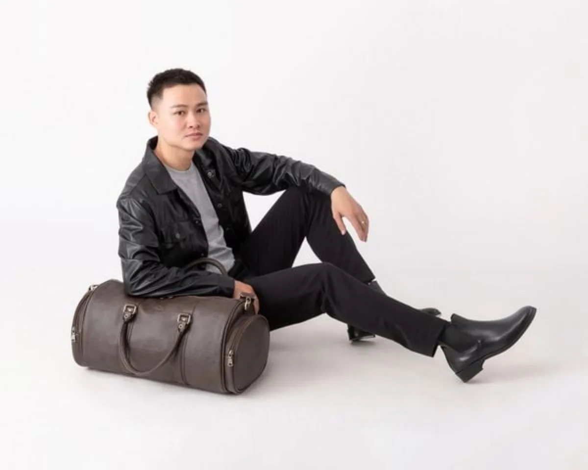 Túi du lịch Lata (Thời trang nam tiện lợi cỡ lớn - Túi da TR16)