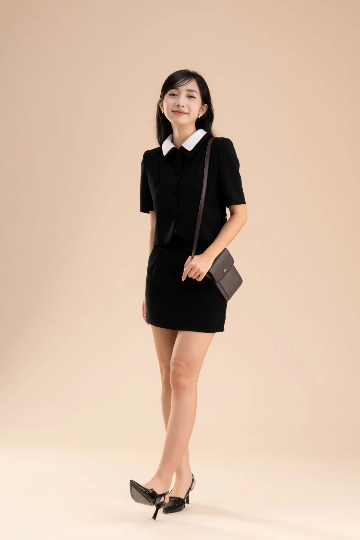 Túi Lata (Thời trang nữ đựng điện thoại - Túi đeo chéo da HN130)