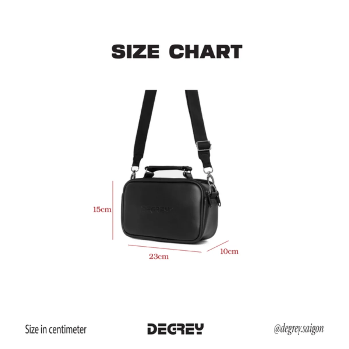 Túi Đeo Chéo Degrey Coffee Simili Bag Thời Trang Unisex Nam Nữ