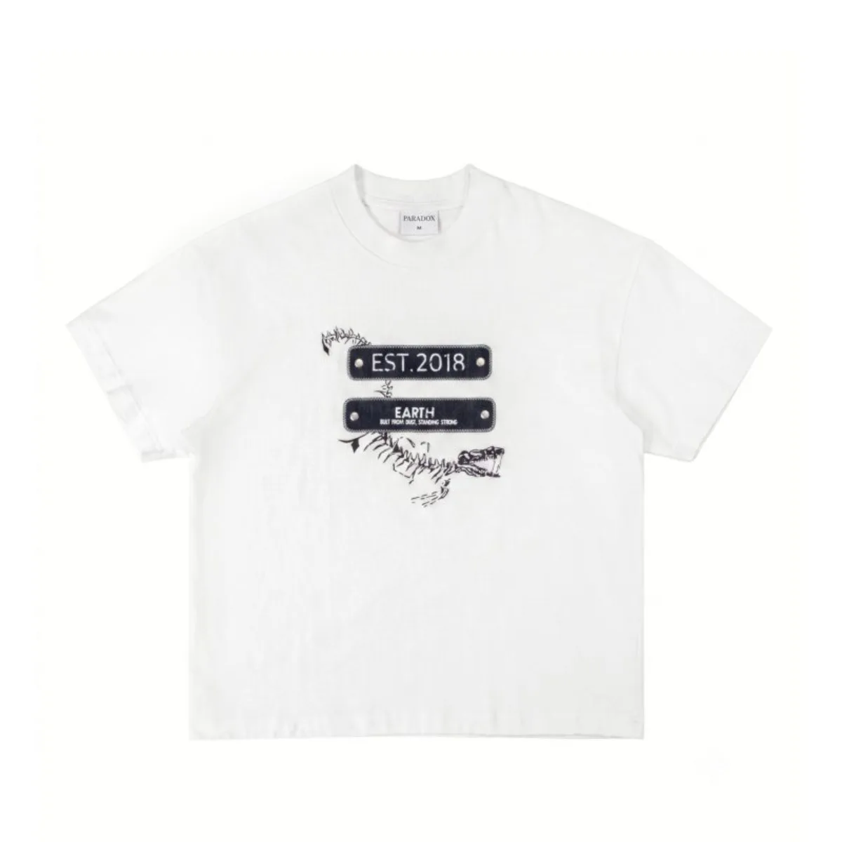 Áo thun form Boxy BONE CIRCUIT TEE Cotton PARADOX AT6P0477