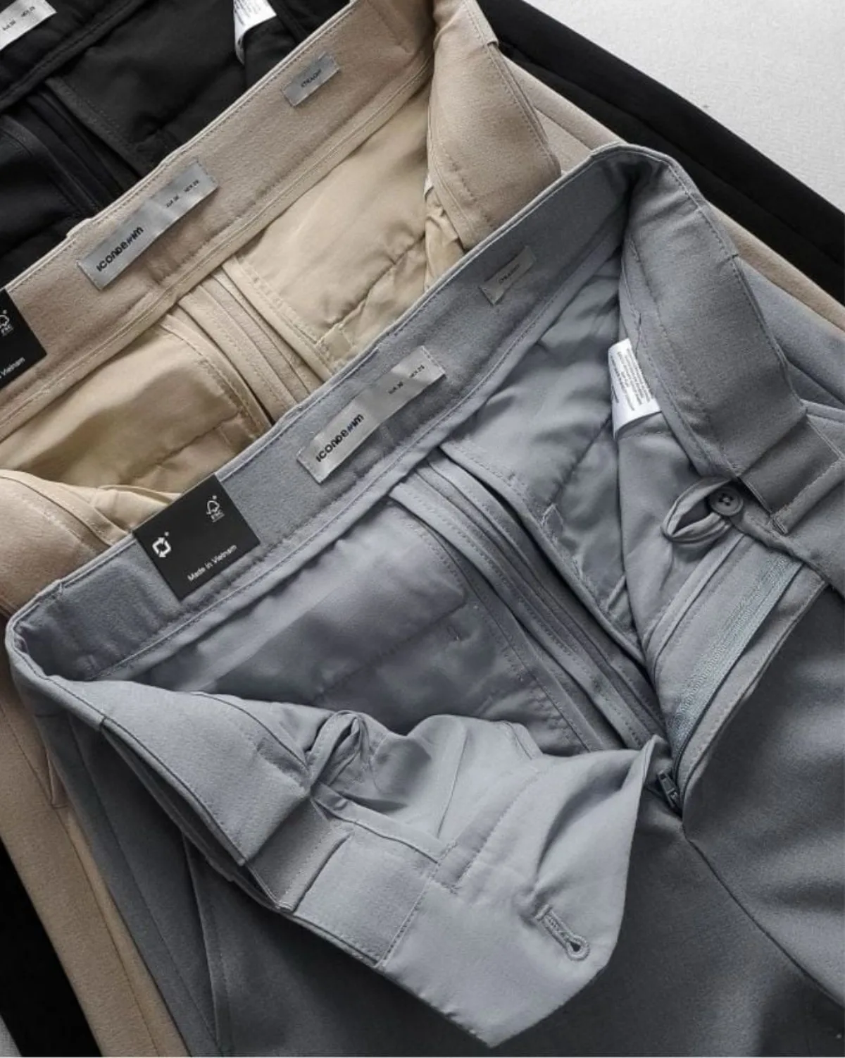 Quần Tây Nam ICONDENIM City Straight Form Straight QTID0076