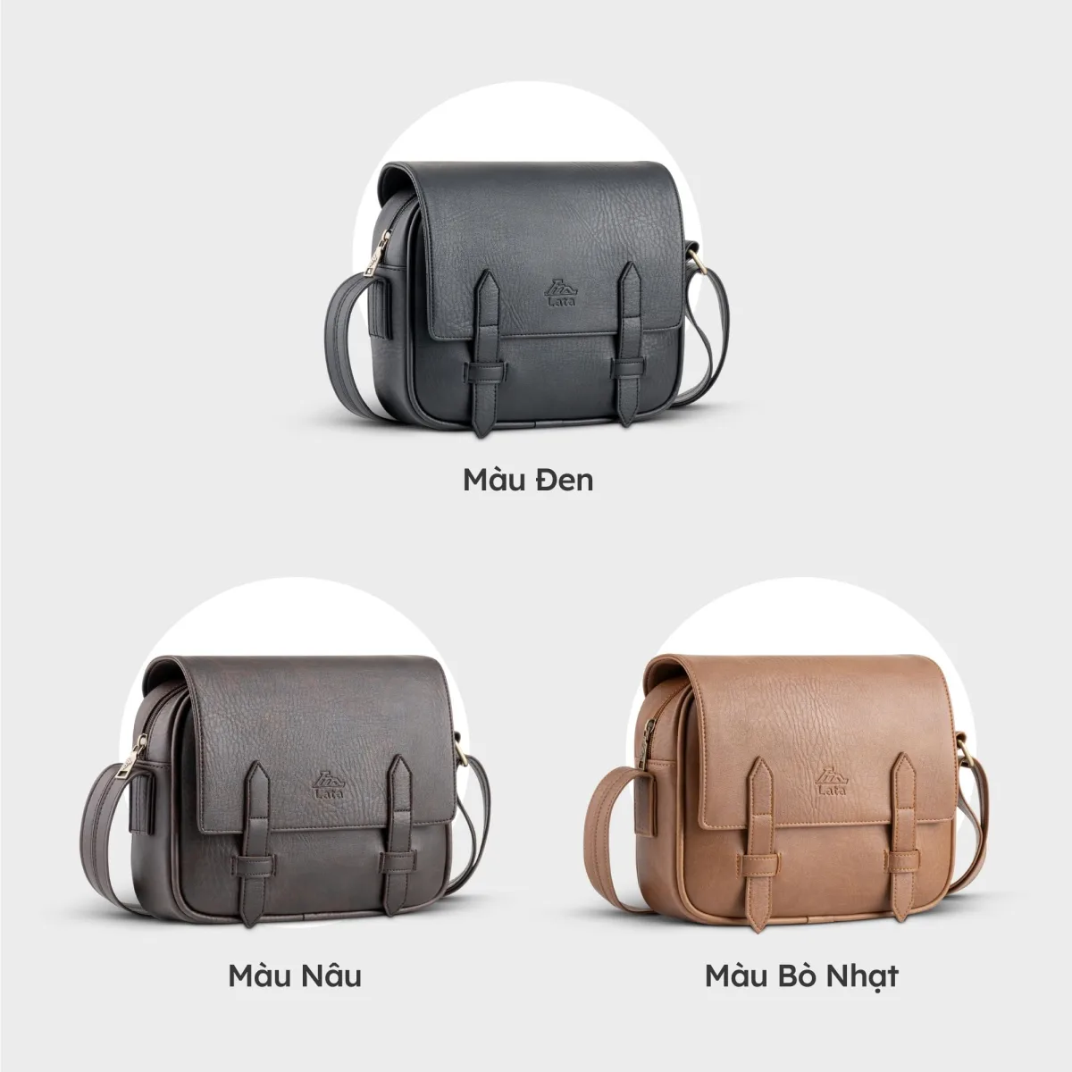 Túi Lata (Thời trang nam công sở - Túi đeo chéo da TN30)