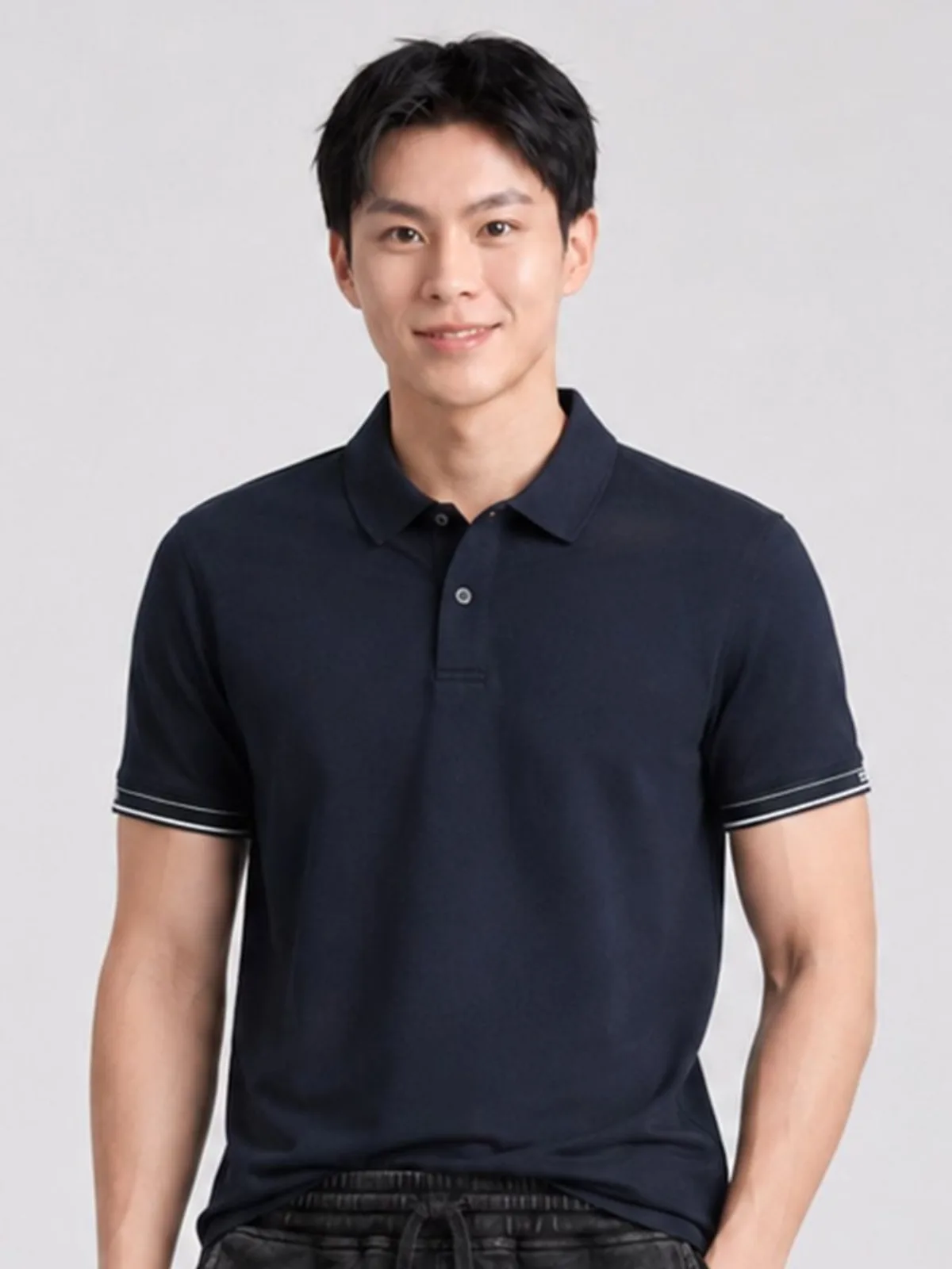 Áo Polo Nam ICONDENIM Stripe Egde Form Regular PLID0291