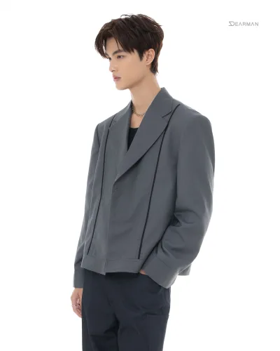 SANRO BLAZER-GREY
