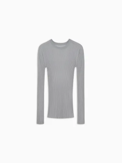 Carlyn Crewneck Pullover in Knitted Cashmere