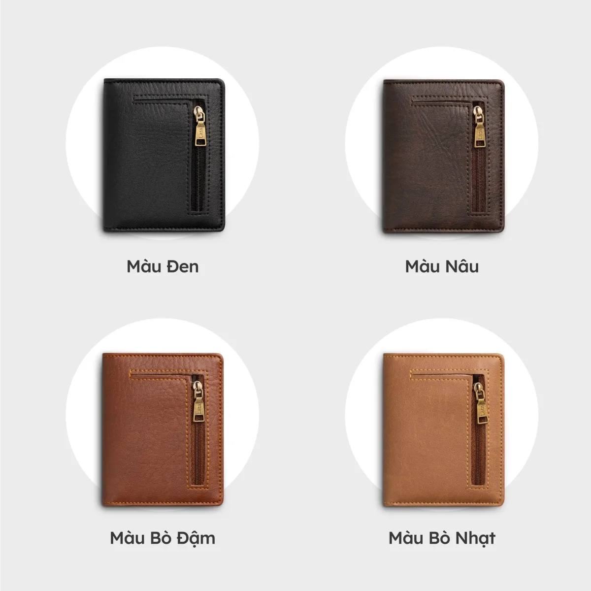 Ví Lata (Thời trang nữ cầm tay gấp gọn - Ví da VN88)